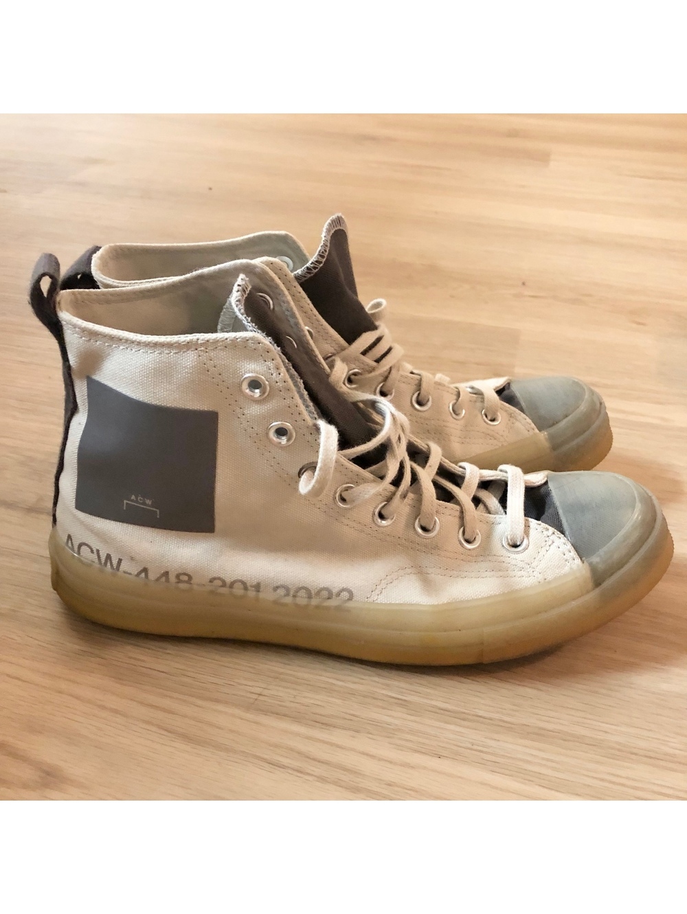 CONVERSE A COLD WALL CHUCK 70 HIGH SILVER BIRCH GRAY BLACK MENS SIZE 9 WOMENS 11